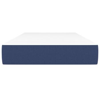 Taschenfederkernmatratze für Kinder Blau 80x160 cm Stoff