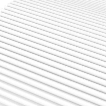 Schaumstoffmatratze Weiß 100x210 cm Härtegrad H2 H3
