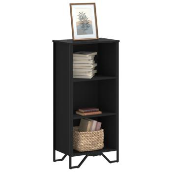 ARDEBO.de - Bücherregal Schwarz 50x31x106 cm Holzwerkstoff