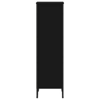 Bücherregal Schwarz 50x31x106 cm Holzwerkstoff