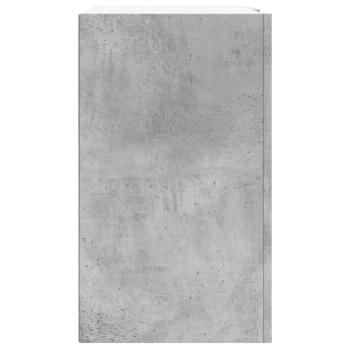 Wandregal Betongrau 75x35x60 cm Holzwerkstoff