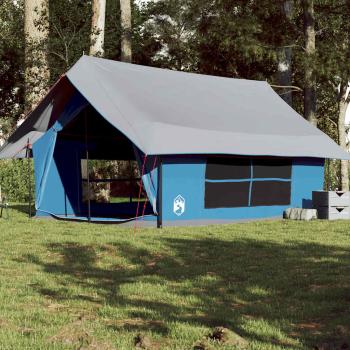 ARDEBO.de - Campingzelt 5 Personen Blau Wasserdicht