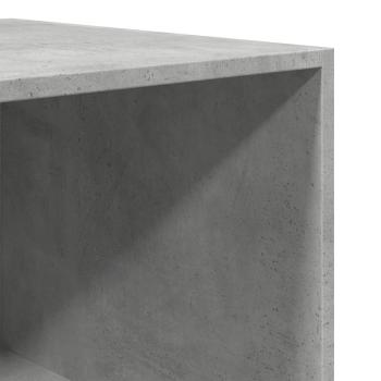 Kleiderschrank Betongrau 80x50x200 cm Holzwerkstoff