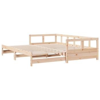 Tagesbett ohne Matratze 80x200 cm Massivholz Kiefer