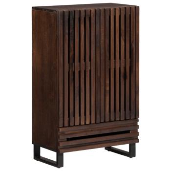 ARDEBO.de - Highboard Braun 60x34x100 cm Massivholz Mango