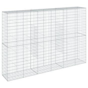 Gabione mit Deckel 300x50x200 cm Verzinktes Eisen