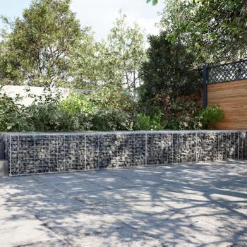 ARDEBO.de - Gabione mit Deckel 500x100x50 cm Verzinktes Eisen