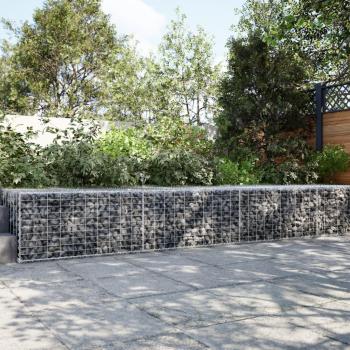 ARDEBO.de - Gabione mit Deckel 300x100x50 cm Verzinktes Eisen