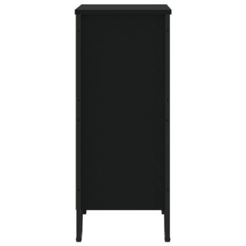 Bücherregal Schwarz 80x31x74,5 cm Holzwerkstoff