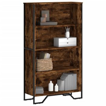 ARDEBO.de - Bücherregal Räuchereiche 80x31x137,5 cm Holzwerkstoff