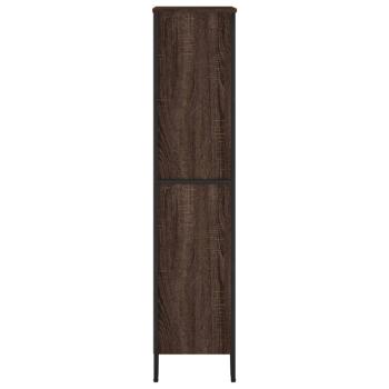 Bücherregal Braun Eichen-Optik 80x31x137,5 cm Holzwerkstoff