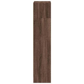 Bücherregal Braun Eichen-Optik 40x24x109 cm Holzwerkstoff