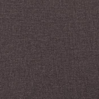 Bettgestell ohne Matratze Dunkelbraun 180x200 cm Stoff