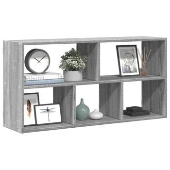 ARDEBO.de - Wandregal Grau Sonoma 100x25x50 cm Holzwerkstoff