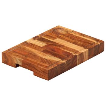 ARDEBO.de - Schneidebrett 30x21x4 cm Massivholz Akazie