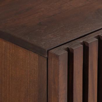 TV-Schrank Braun 100x34x46 cm Massivholz Mango