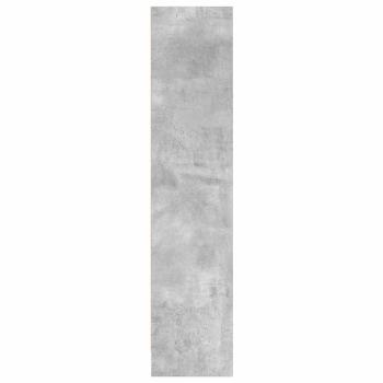 Bücherregal Betongrau 80x24x109 cm Holzwerkstoff