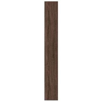 Bücherregal Braun Eichen-Optik 60x24x176 cm Holzwerkstoff