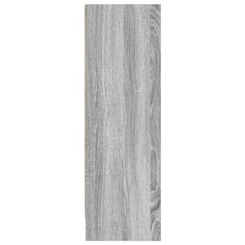 Bücherregal Grau Sonoma 80x24x76cm Holzwerkstoff