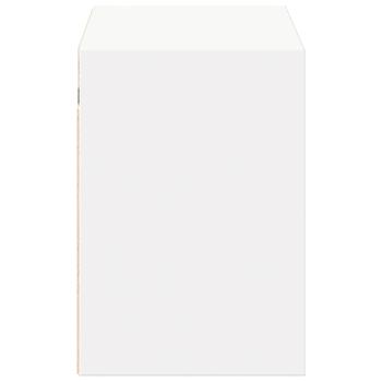 TV-Wandschrank mit LED-Beleuchtung Weiß 100x31x45 cm