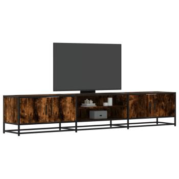 ARDEBO.de - TV-Schrank Räuchereiche 210x35x41 cm Holzwerkstoff