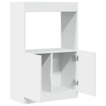 Highboard Weiß 63x33x100 cm Holzwerkstoff
