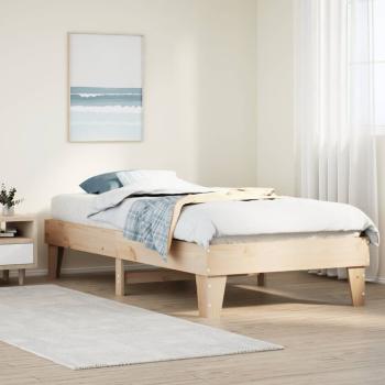 ARDEBO.de - Massivholzbett ohne Matratze 75x190 cm Kiefernholz