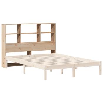 Kopfteil mit Stauraum 160 cm Massivholz Kiefer