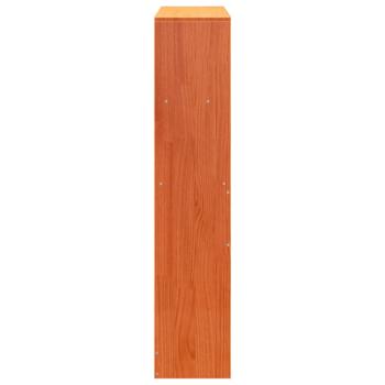 Kopfteil mit Stauraum Wachsbraun 75 cm Massivholz Kiefer