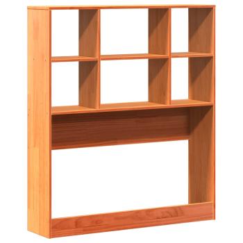 Kopfteil mit Stauraum Wachsbraun 75 cm Massivholz Kiefer