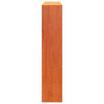 Kopfteil mit Stauraum Wachsbraun 120 cm Massivholz Kiefer