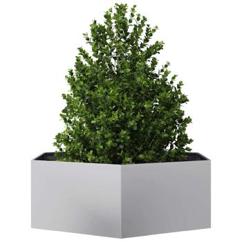 Pflanzkübel Sechseckig 138x120x45 Verzinkter Stahl