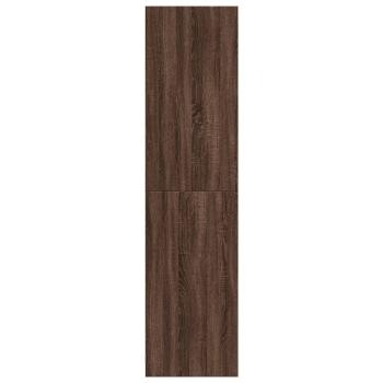Kleiderschrank Braun Eichen-Optik 30x50x200 cm Holzwerkstoff