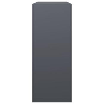 Brennholzregal Anthrazit 100x40x100 cm Stahl