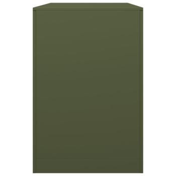 Brennholzregal Grün 100x40x60 cm Stahl