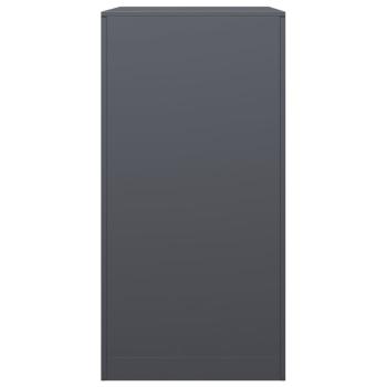 Brennholzregal Anthrazit 60x40x80 cm Stahl