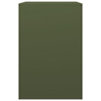 Brennholzregal Grün 60x40x60 cm Stahl