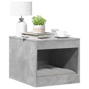ARDEBO.de - Katzenklo Betongrau 47x59x42 cm Holzwerkstoff