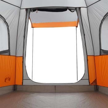 Autozelt 4 Personen Grau und Orange Wasserfest