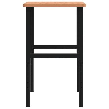 Werkbank 100x60x(71,5-98) cm Massivholz Buche Rechteckig
