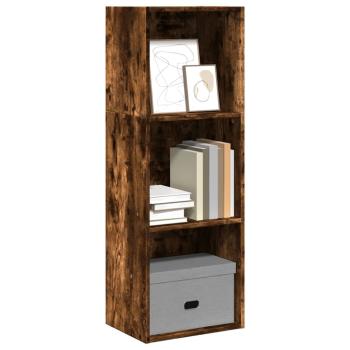 ARDEBO.de - Bücherregal Räuchereiche 40x30x114 cm Holzwerkstoff
