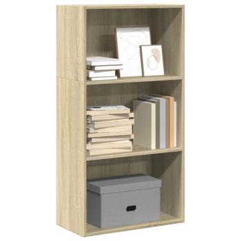 ARDEBO.de - Bücherregal Sonoma-Eiche 60x30x114 cm Holzwerkstoff