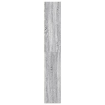 Bücherregal Grau Sonoma 60x30x189 cm Holzwerkstoff