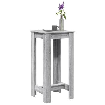ARDEBO.de - Bartisch Grau Sonoma 51x50x103,5 cm Holzwerkstoff