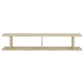 Wandregale 2 Stk. Sonoma-Eiche 105x18x20 cm Holzwerkstoff