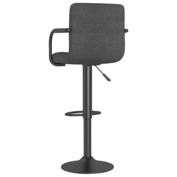Barhocker Dunkelgrau Stoff