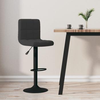 ARDEBO.de - Barhocker Schwarz Samt