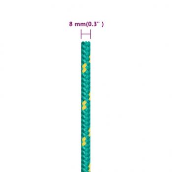 Bootsseil Grün 8 mm 25 m Polypropylen