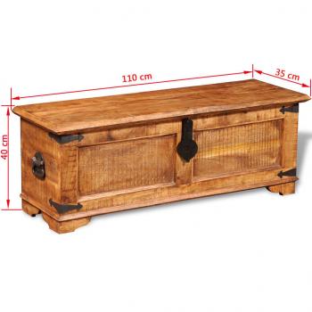 Truhe Raues Mangoholz