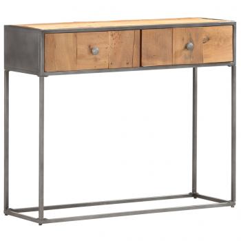 ARDEBO.de - Konsolentisch 90 x 30 x 75 cm Recyceltes Massivholz